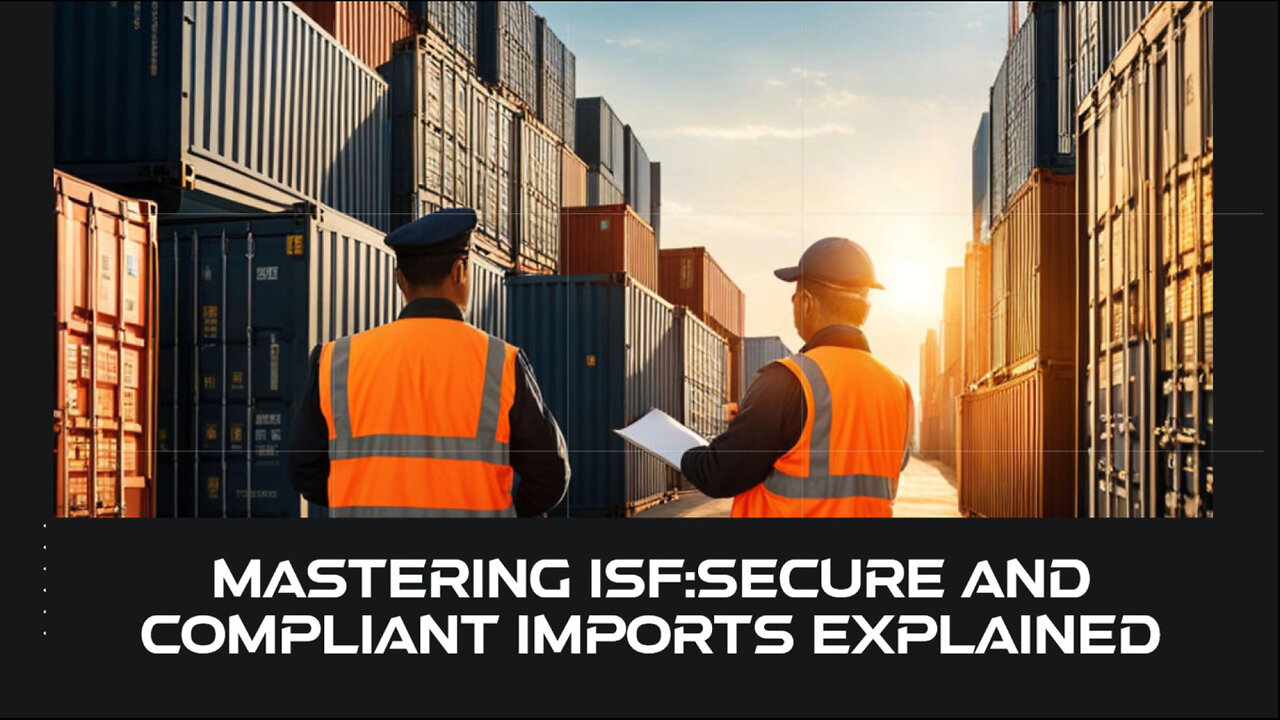 ISF: Enhancing Compliance and Protecting Consumers in International Trade