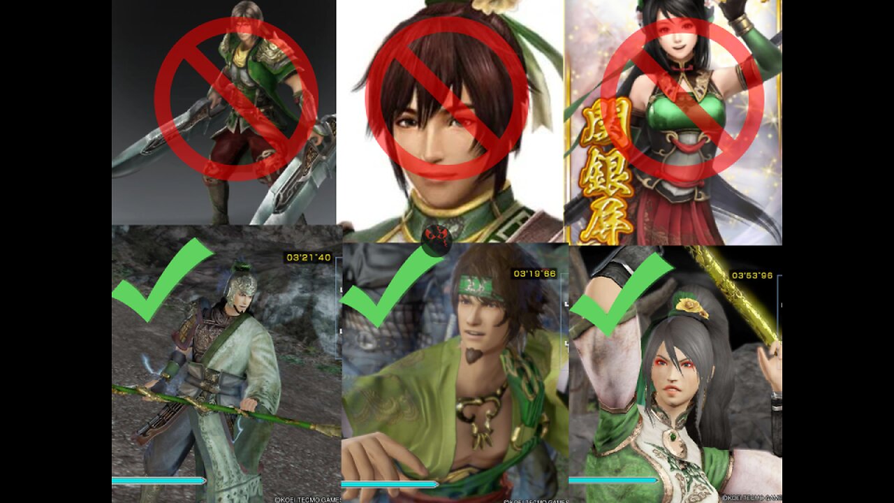 DW8E Character Revision - Children of Guan Yu (Guan Xing, Suo, and Yingping)