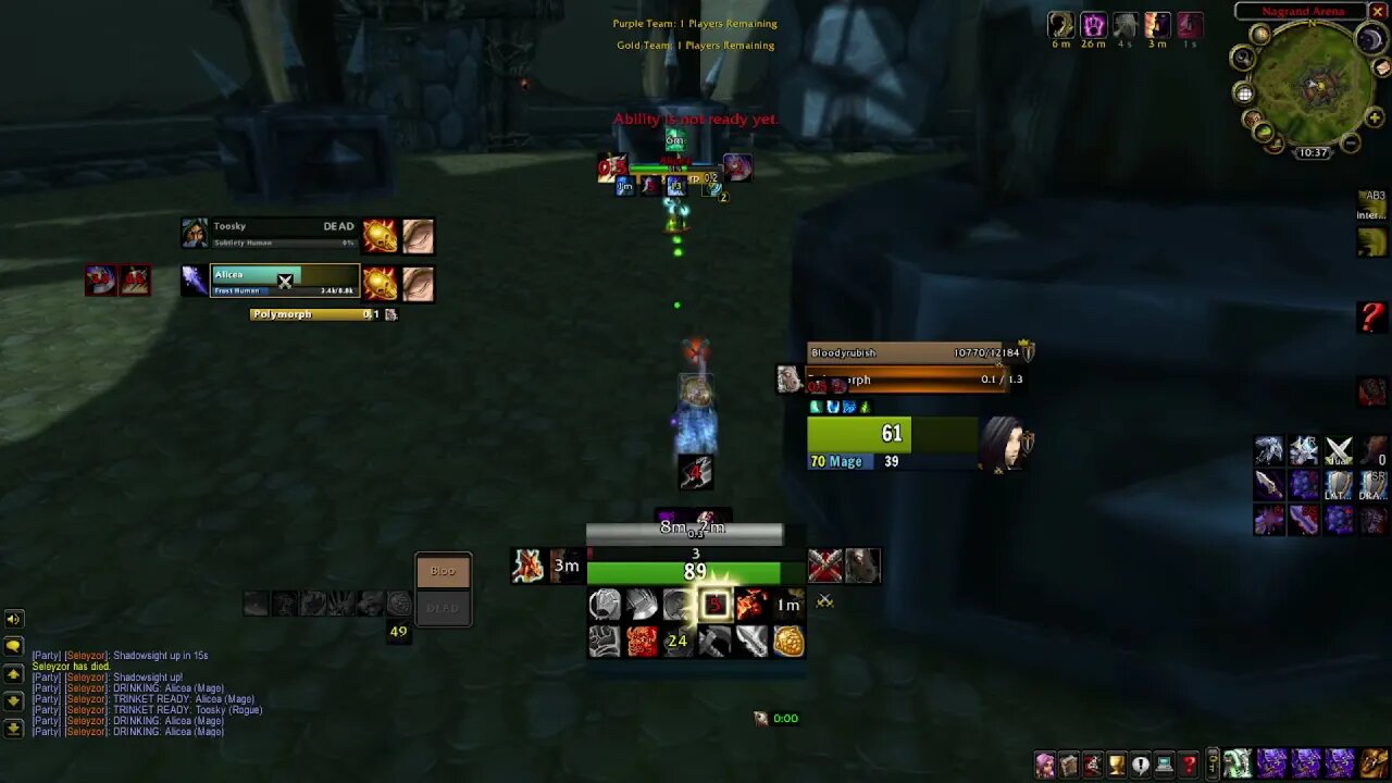 2600 mage die against warrior 1v1 skilless rm comp is hard