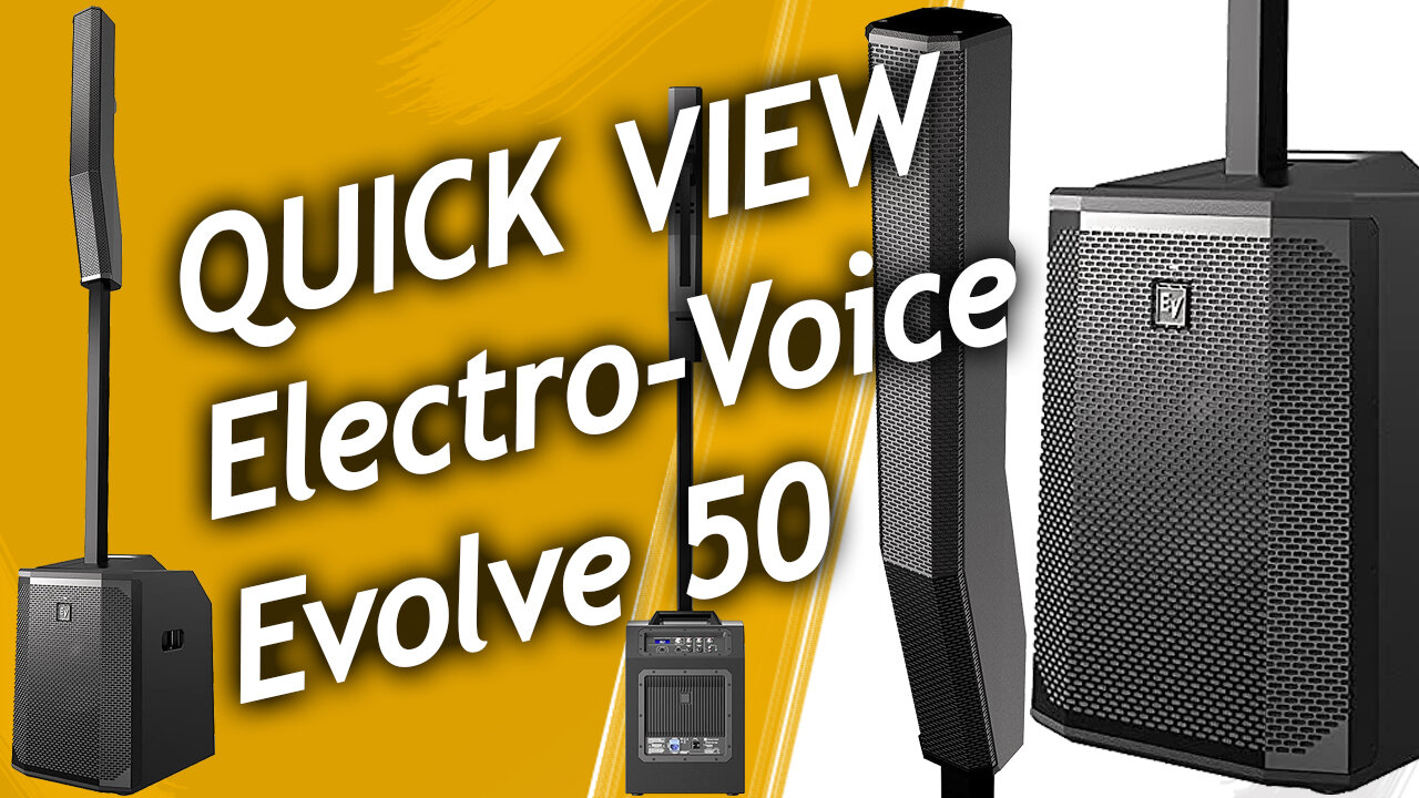 Electro Voice Evolve 50 1000W Column Speaker Array System - Quick Look, Product Links