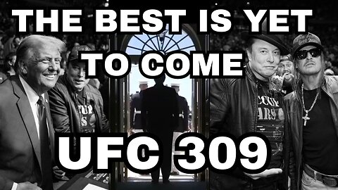 WE ARE SO BACK! #UFC309 THE BEST IS YET TO COME!