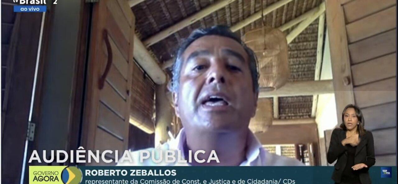 Dr Roberto Zeballos audiência pública 4/1/2022 Vacinar Crianças para que