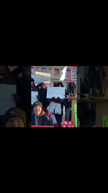 Police on Guard Boots on the Ground in Ottawa