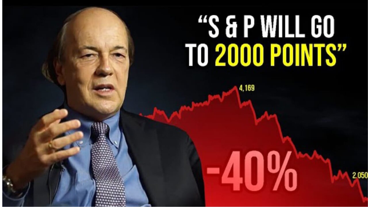Rickards Warns Of A 40% Crash After A ‘Severe Recession’