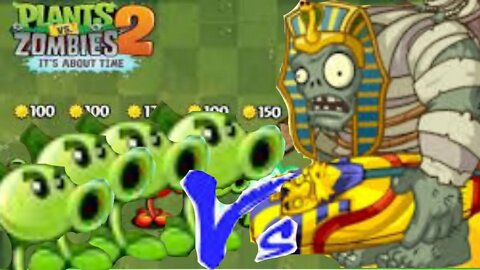 plants vs zombies 2 _ how do peashooters beat garguantar