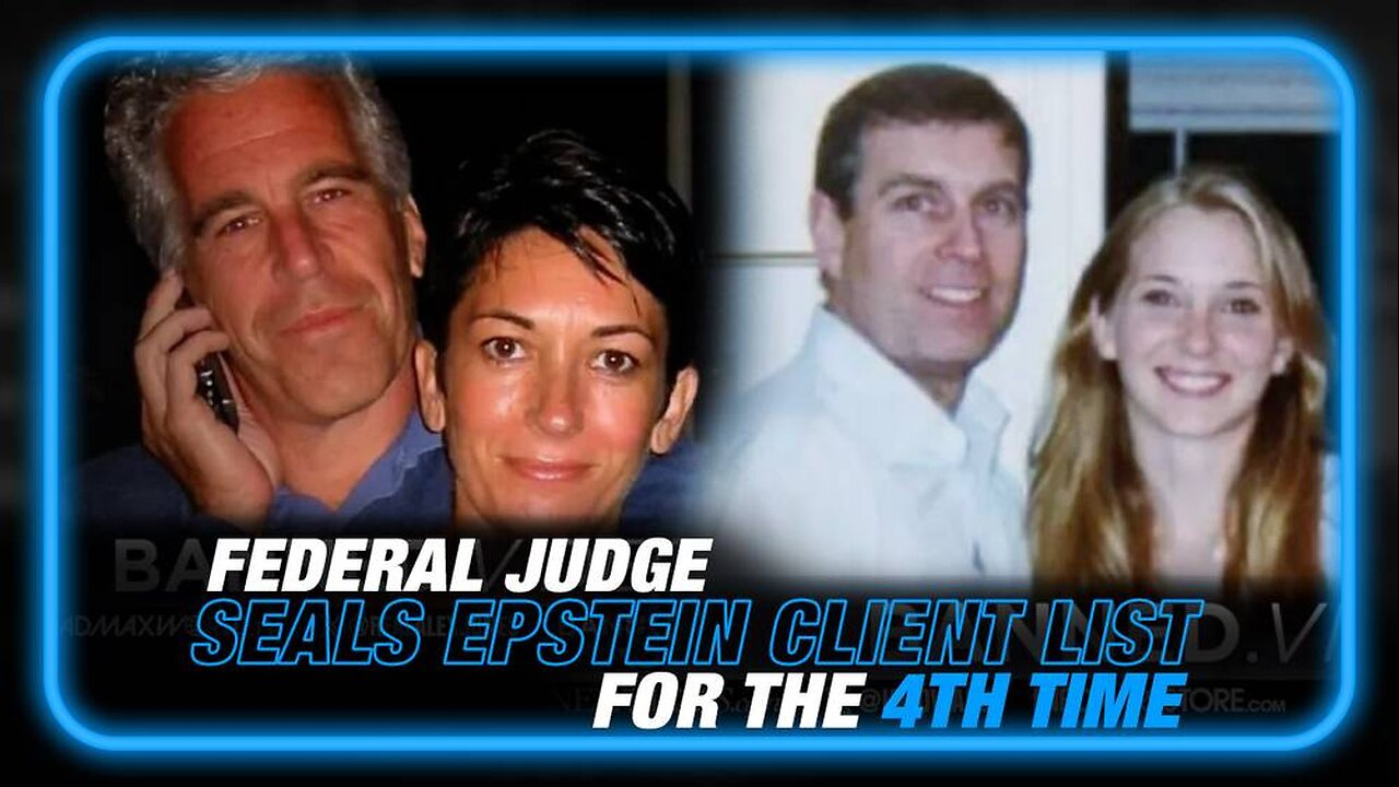 Alex Jones Responds to Federal Judge Sealing Jeffrey Epstein Client List for the 4th Time