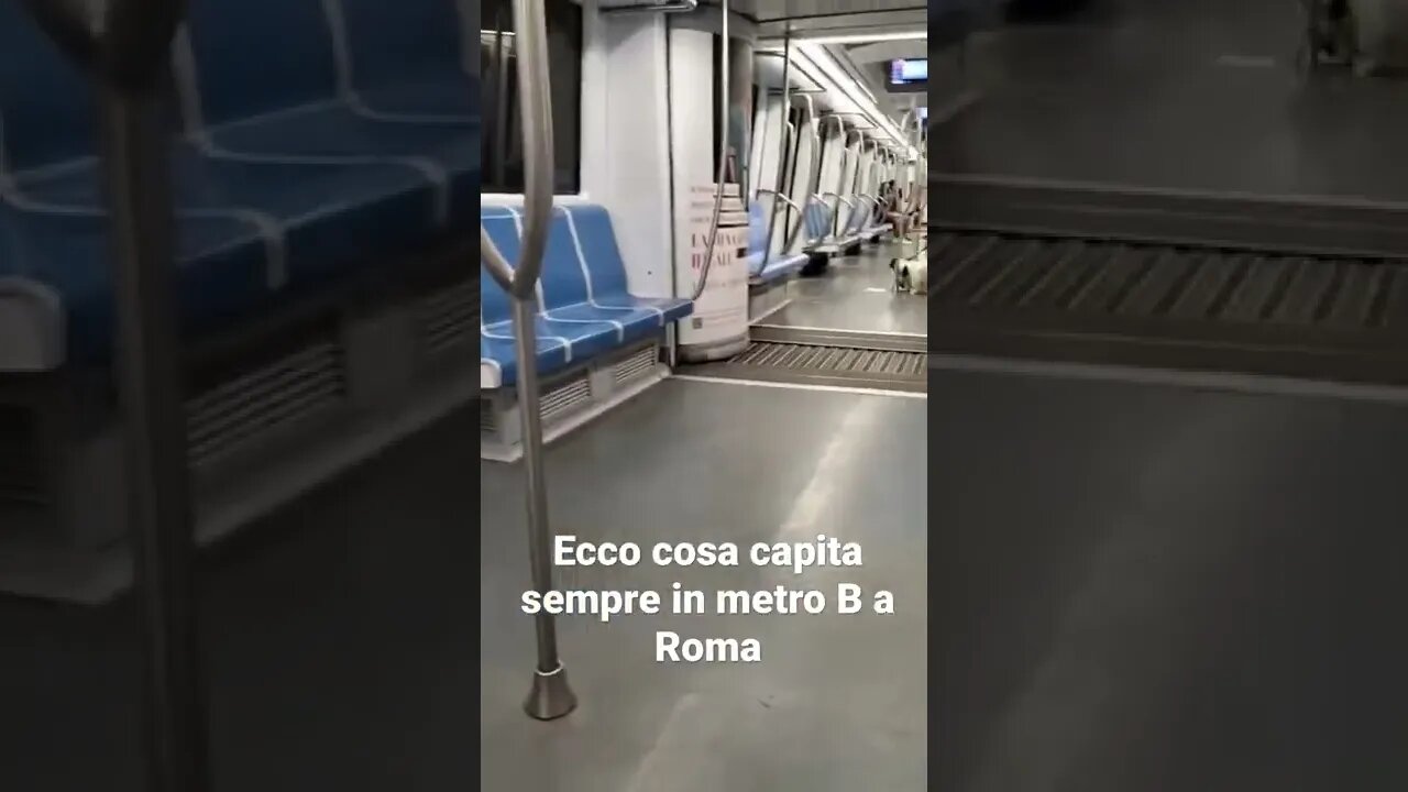 Ecco cosa capita sempre in metro B a Roma