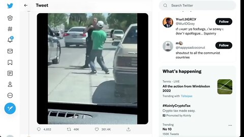 🟨 在道路中間的拳擊比賽🟨