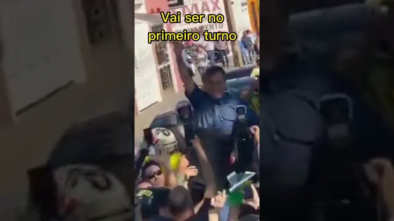 Vai ser no primeiro turno Bolsonaro