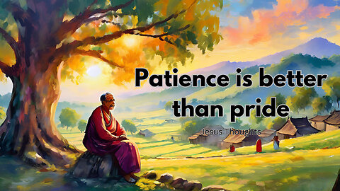 Patience is better then Pride😊