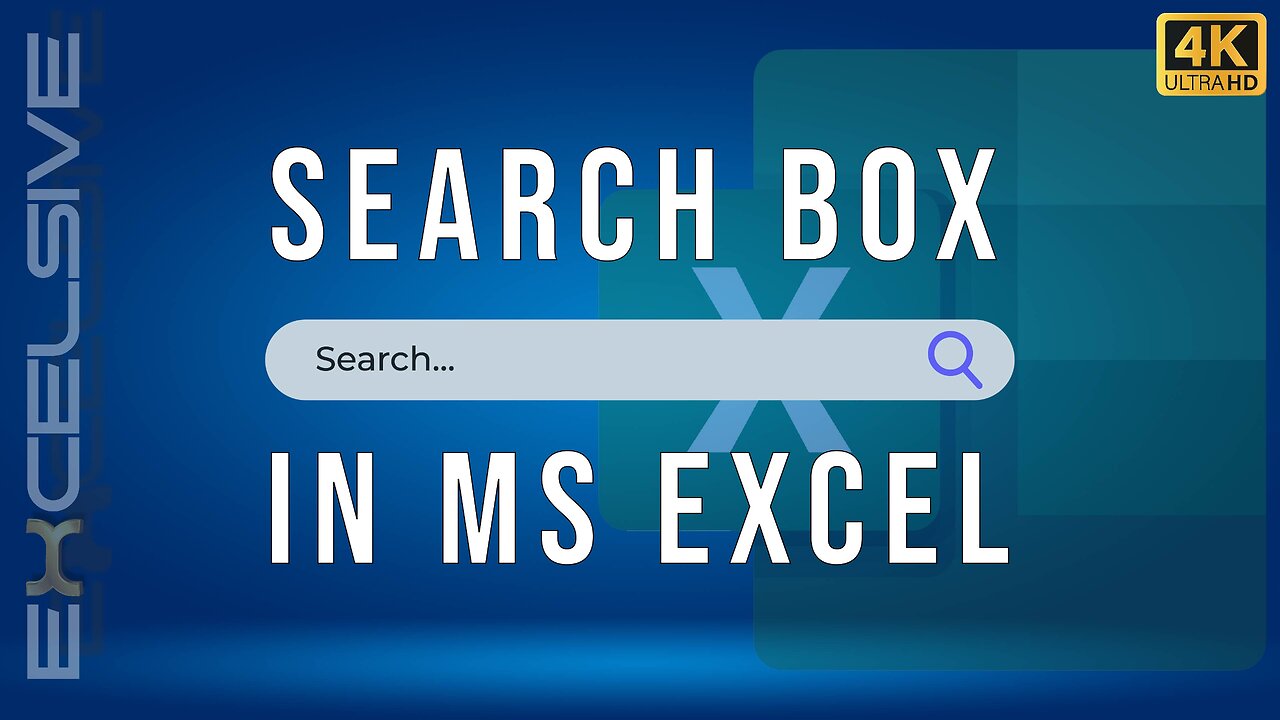 Search Box In Excel - Search Anything | No VBA Needed (EASY!)