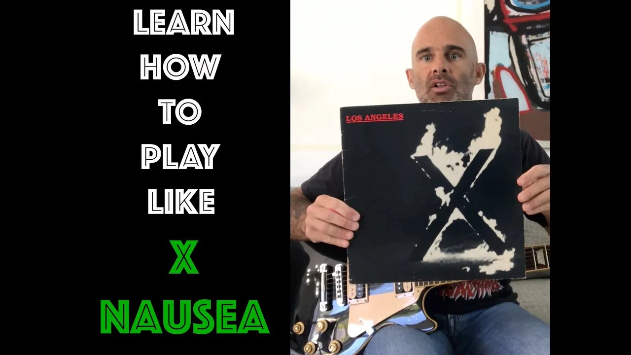 How To Play Nausea by X on Guitar Lesson!