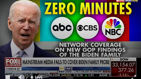 Fail! Mainstream press buries Biden family corruption bombshell, proves their bias