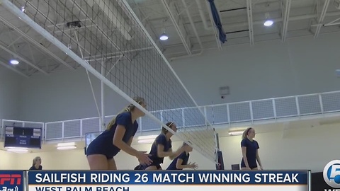 Sailfish Riding 26 Match Winning Streak
