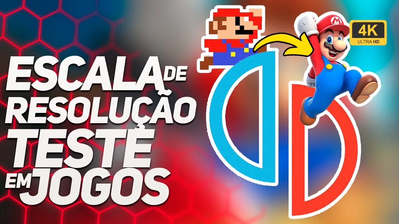 SENSACIONAL! TESTE DE VÁRIOS JOGOS COM O NOVO RECURSO DO YUZU! AUMENTO DE RESOLUÇÃO