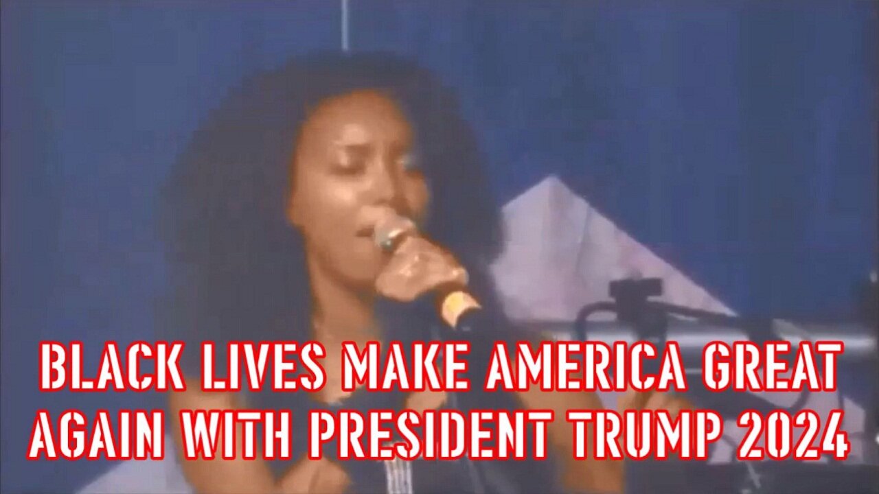 BLACK LIVES MAKE AMERICA GREAT AGAIN WITH PRESIDENT TRUMP 2024