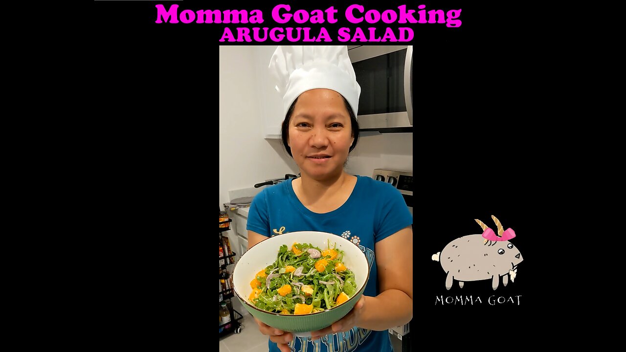 Momma Goat Quick Hits - Arugula Salad - Healthy Fresh Ingredients Easy Fresh Taste