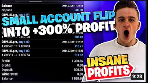 I Flipped A Small Forex Account into *INSANE PROFITS* | A Day In The Life As A Forex Trader