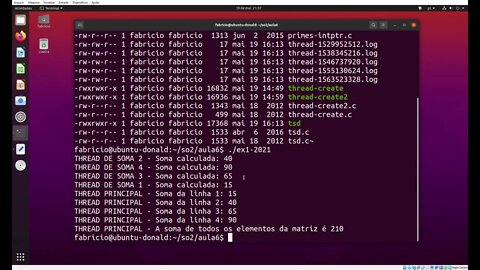 Exercício com Threads no Linux