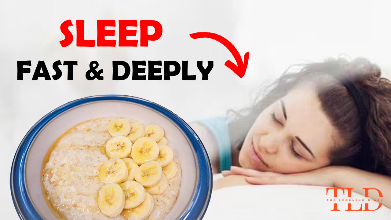 Top 7 Amazing Foods That Can Help You Sleep BETTER & FASTER When Consumed Before Bedtime!