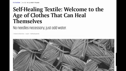 Self Healing Clothes are No Longer Science Fiction