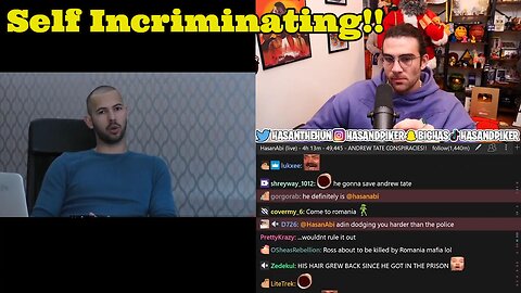 Andrew Tate Confesses In His Own Video?? Hasan Reacts