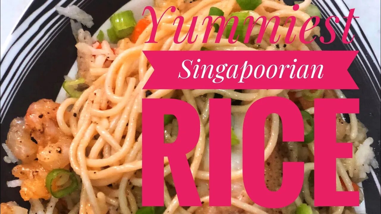 How to cook delicious singapoorian rice/ Singapoorian rice