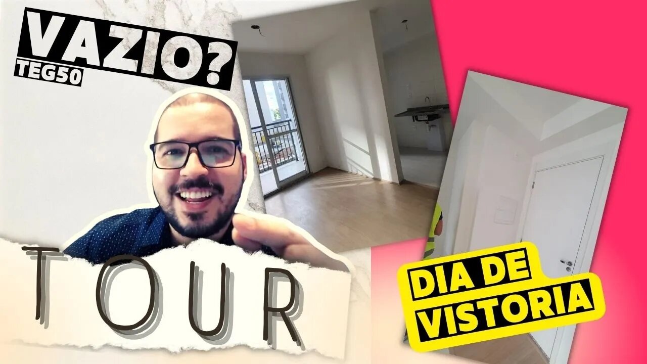 TOUR PELO APARTAMENTO NOVO! APÊ 50M² - VARANDA SEM RALO?