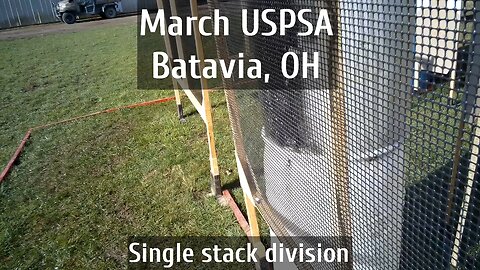 March USPSA match. MRPC in Batavia, OH