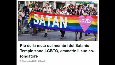 DIO HA CREATO L'UOMO E LA DONNA, TUTTO IL RESTO E' OPERA DI SATANA.