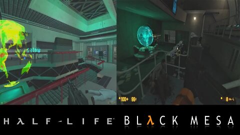 Half Life Vs Black Mesa Short (On A Rail)