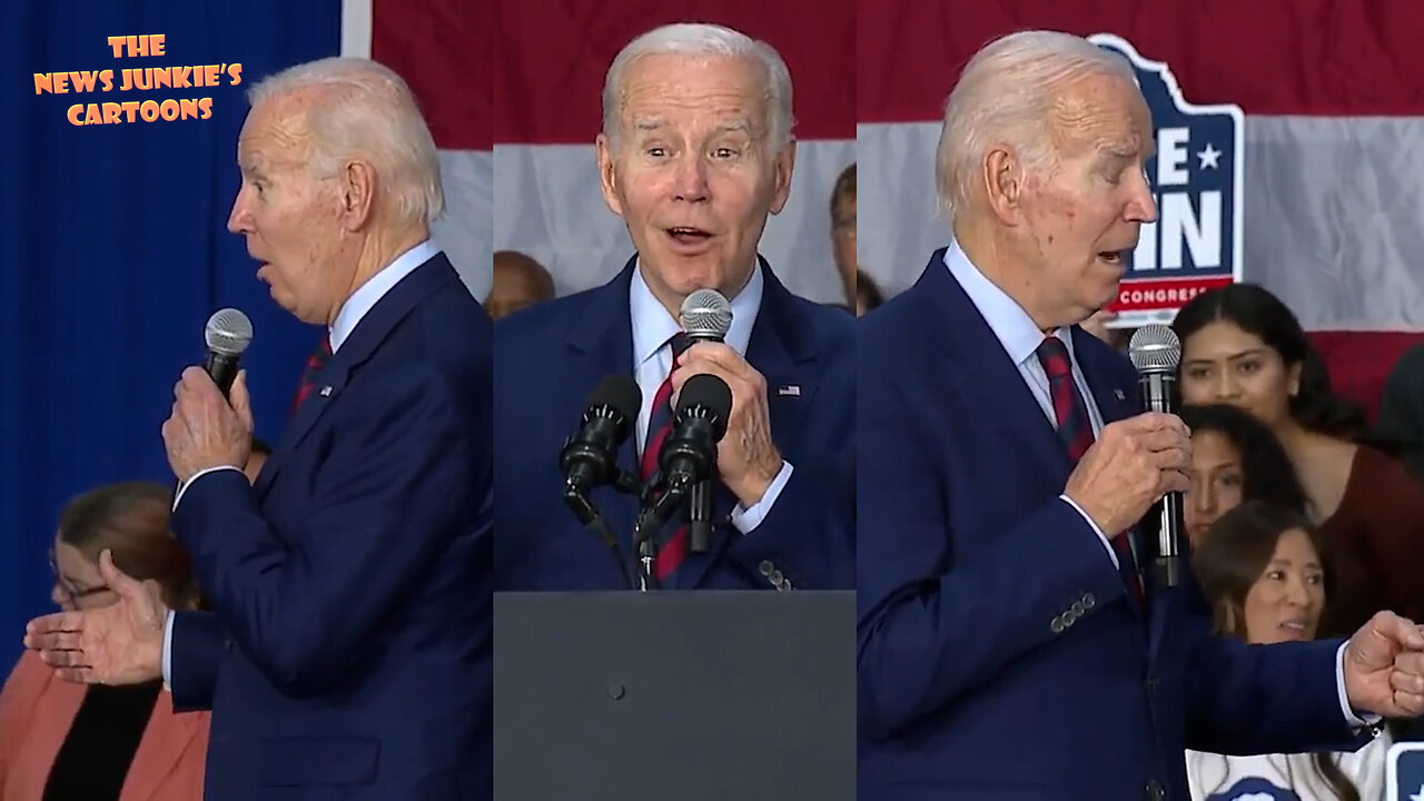 "I'm not a joke" Biden: "Republicans.. are going to impeach me.. this is not a joke.. for what? I have no idea."