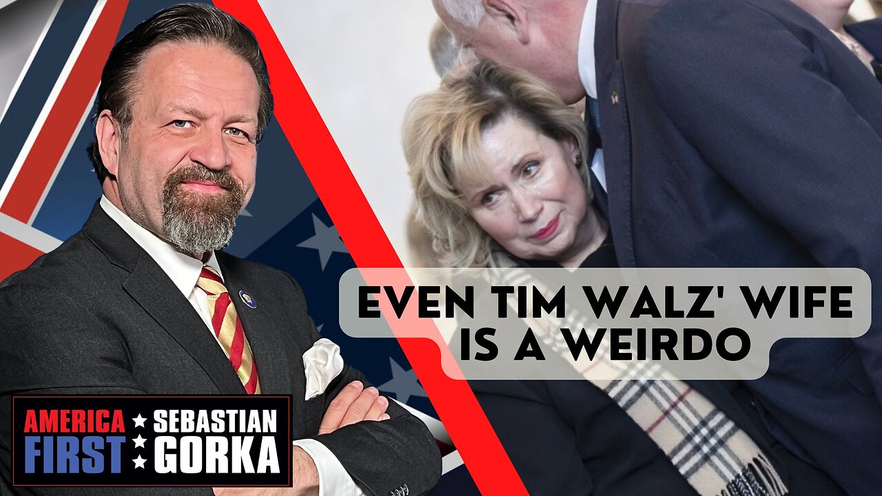 Even Tim Walz' wife is a weirdo. Jennifer Horn with Sebastian Gorka on AMERICA First