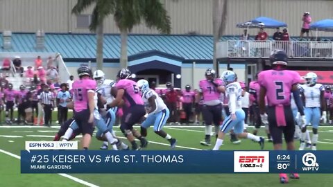 Keiser secures comeback win over St. Thomas