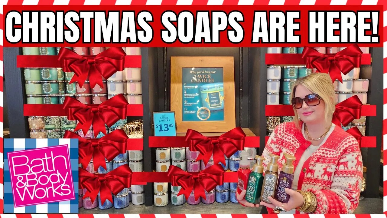 NEW CHRISTMAS SOAPS & MORE At Bath & Body Works | PLUS Cookie Butter Truffle New? #bathandbodyworks