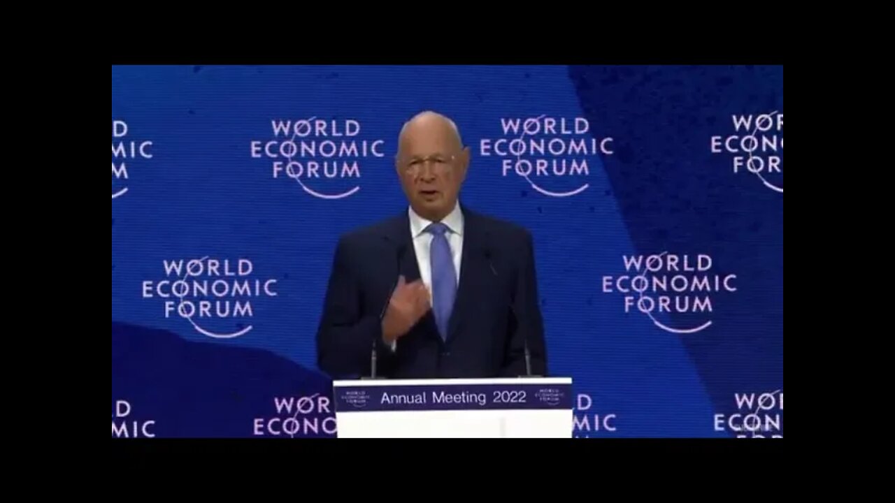 Klaus Schwab gets very excited in WEF Davos opening address