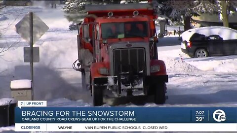 Preparing to hit the roads during the incoming winter storm