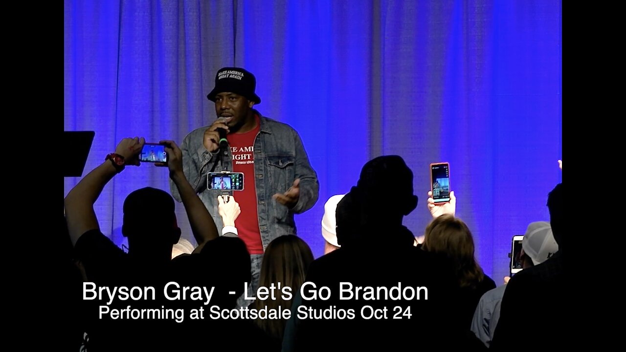 Bryson Gray performing #1 song "Let's Go Brandon" at Scottsdale Studios Oct. 24