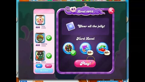 Candy Crush Level 4055 Talkthrough, 12 Moves 2 Boosters