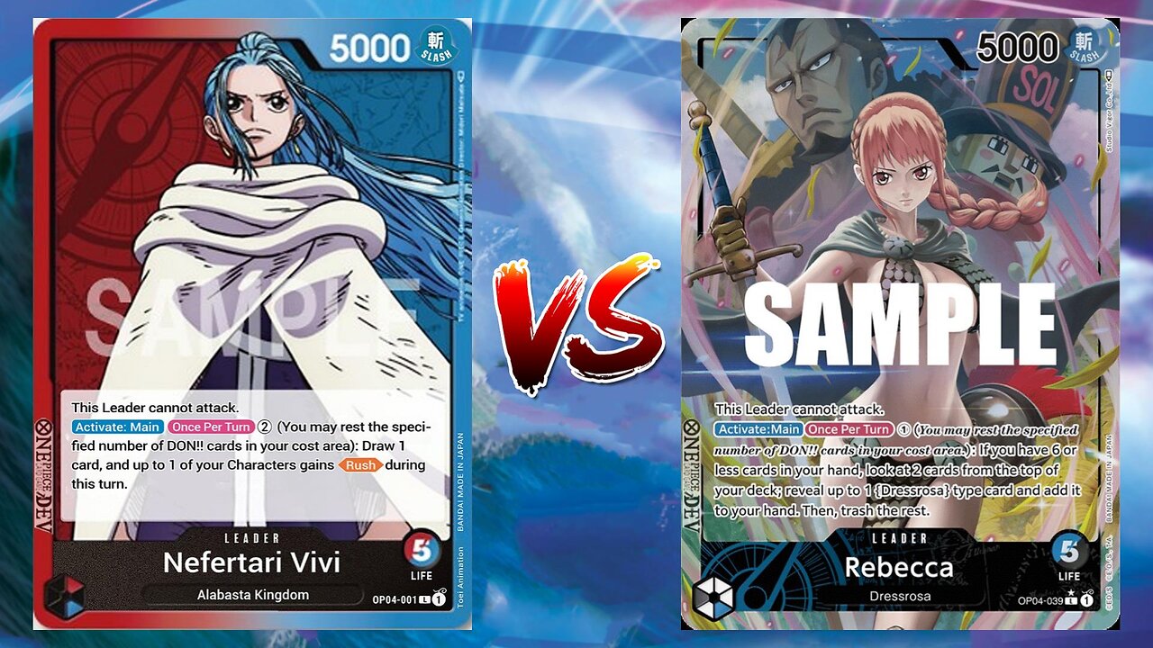 One Piece TCG Nefertari Vivi VS Rebecca!!