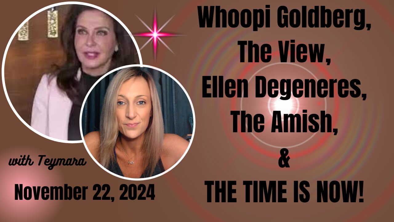 ADULT VIEWING ONLY: Whoopi Goldberg, The View, Ellen Degeneres, The Amish, & The Time is Now