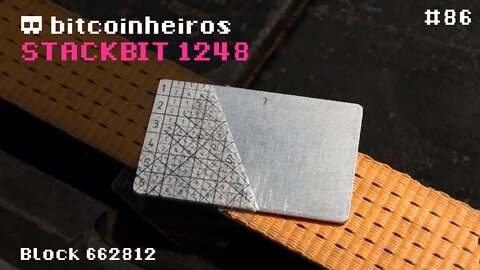 Stackbit 1248, a carteira de metal dos sonhos de todo bitcoinheiro