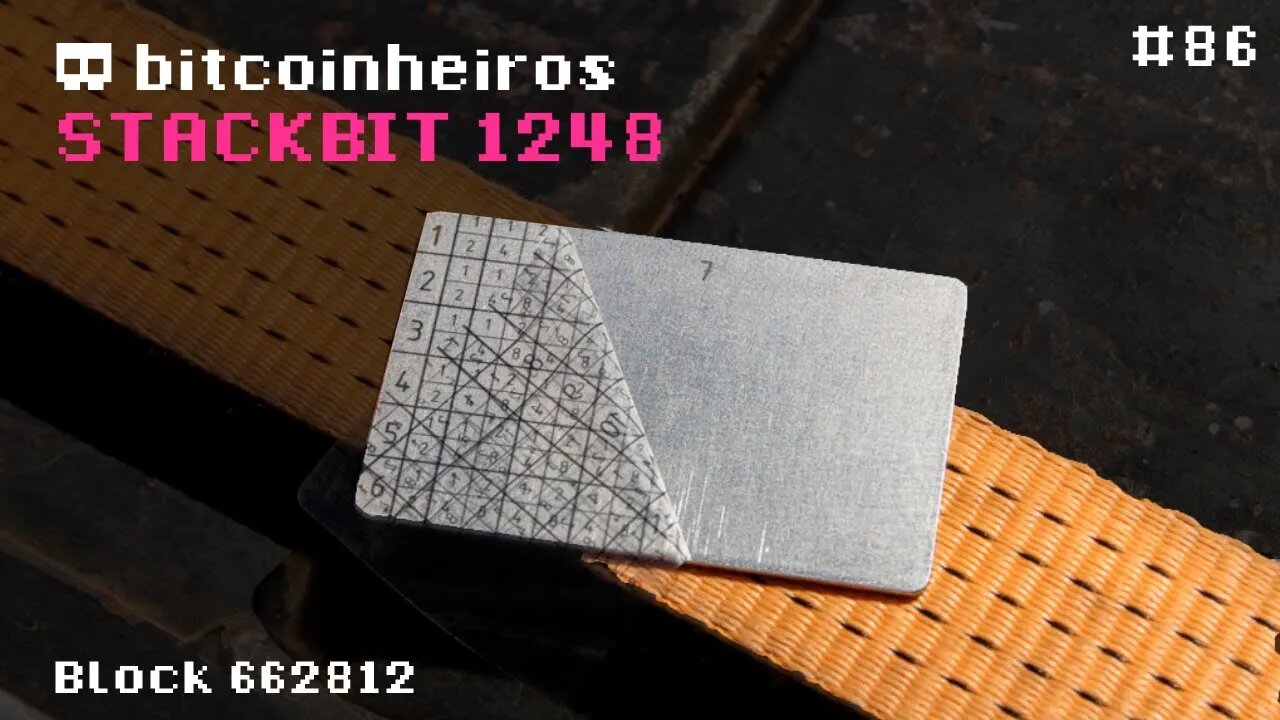 Stackbit 1248, a carteira de metal dos sonhos de todo bitcoinheiro