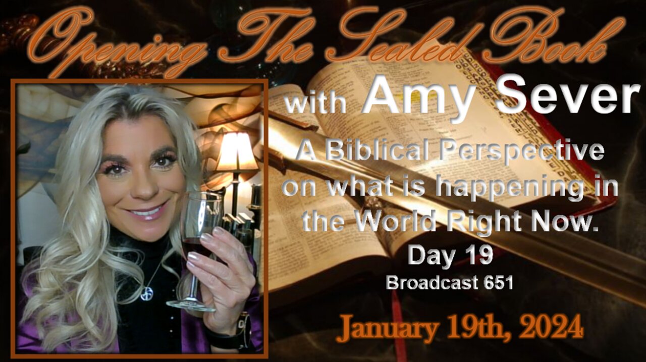 01/19 Nehemiah in TX! / Mayorkas Chicken! / Disease "X" Incoming! / Communion!