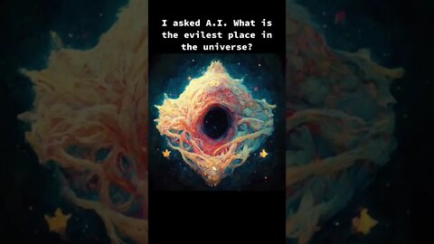 I asked A.I. What is the evilest place in the universe?.. #ai #space #edit #vfx #cgi #viral