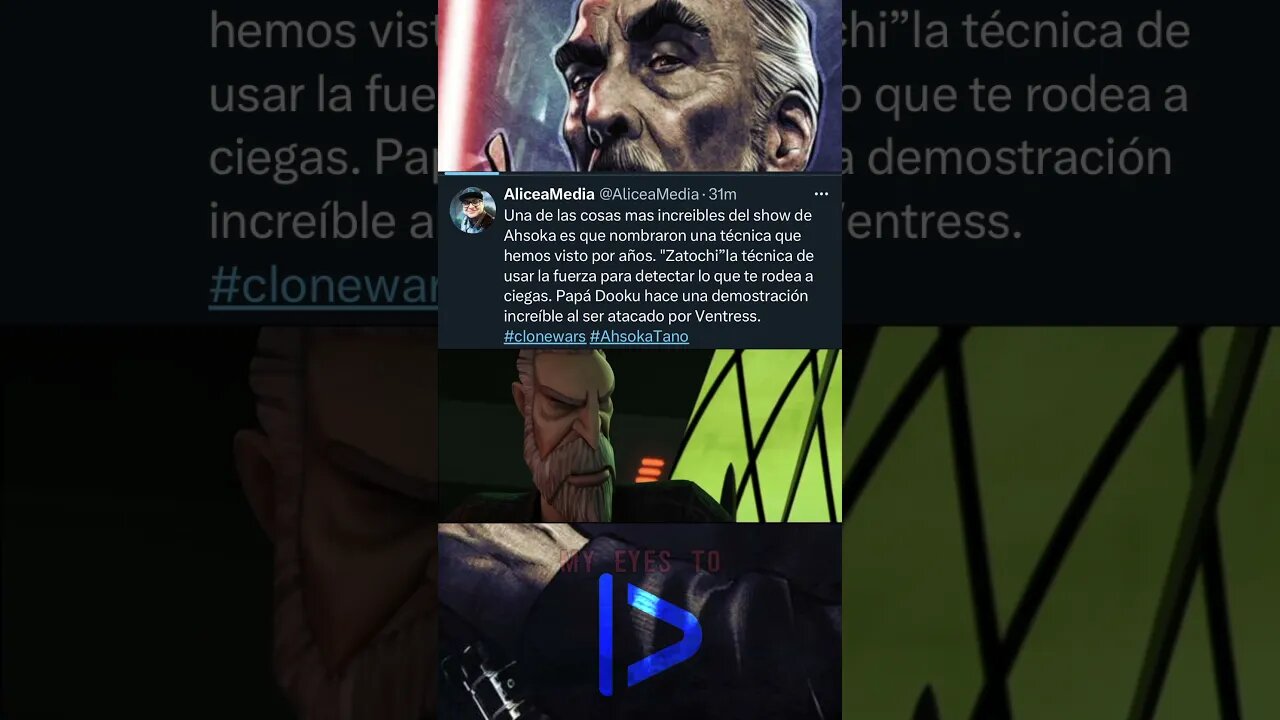 Papá Dooku demostrando los rangos #clonewars #starwars