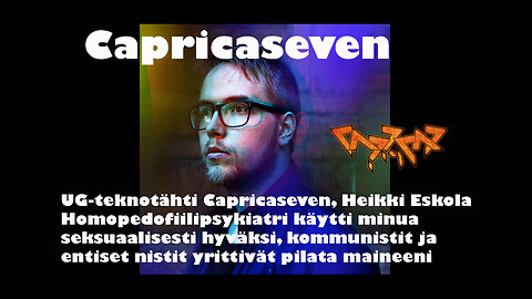 Markus Haikara #68 - UG-teknotähti Capricaseven, Heikki Eskola