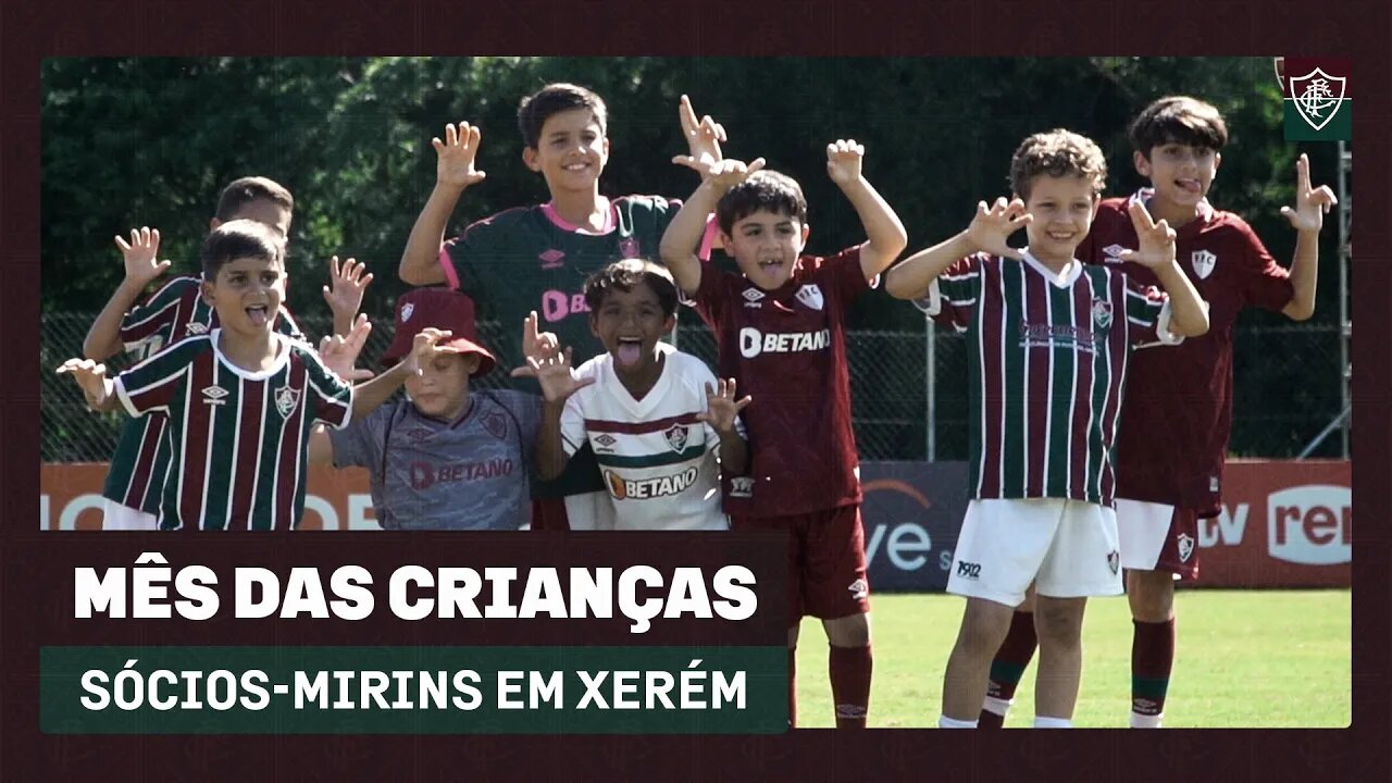 NO MÊS DAS CRIANÇAS, SÓCIOS-MIRINS VIVEM DIA DE MOLEQUES DE XERÉM