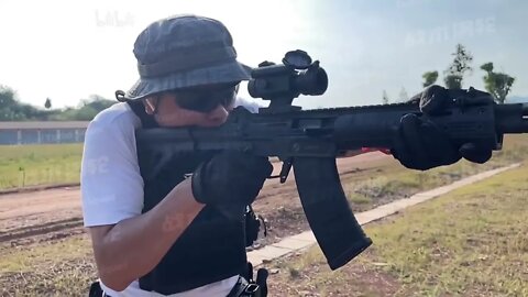 video of shooting from the new Chinese high precision assault rifle QBU 191