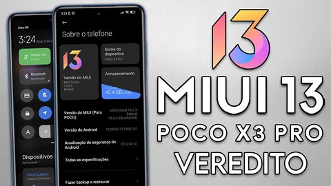 UMA SEMANA COM A MIUI 13 OFICIAL NO POCO X3 PRO! | Bateria, Desempenho, E MAIS! | VEREDITO FINAL